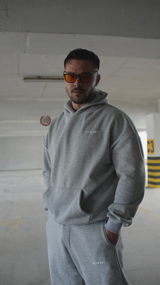 XO WEST OVERSİZE GRİ SWEAT