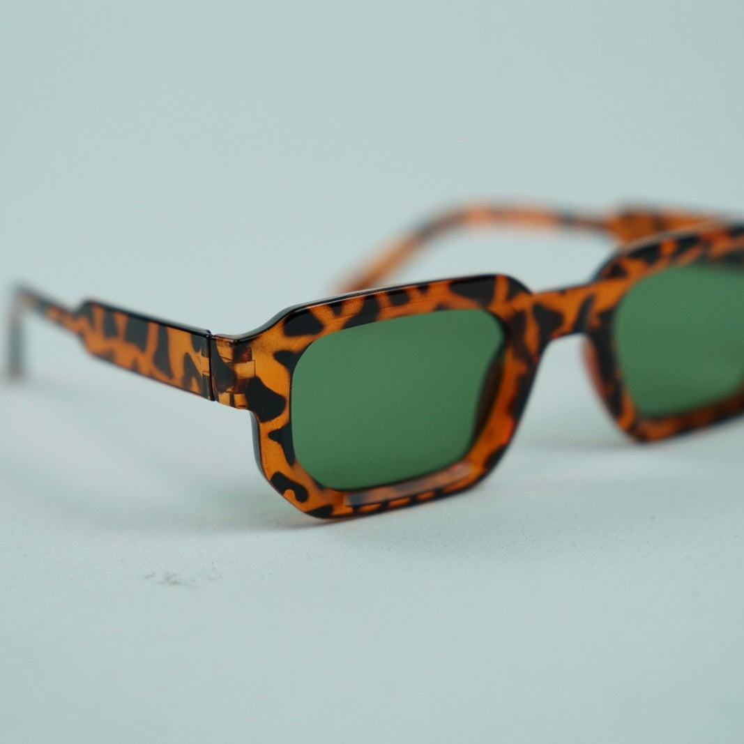 Unisex Leopar Desen Gözlük