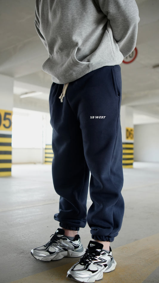 XO WEST LASTİKLİ LACİVERT EŞOFMAN