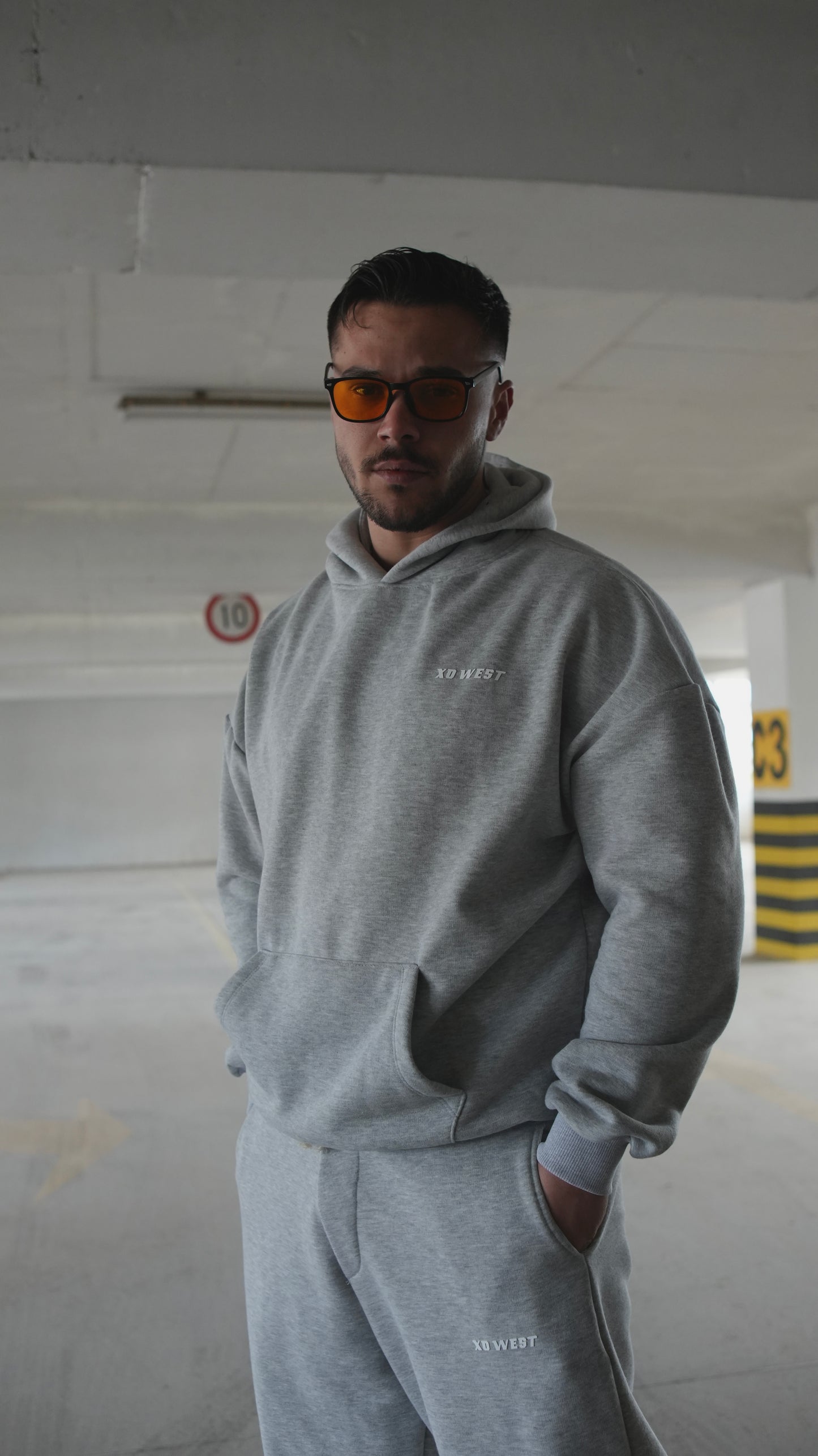 XO WEST OVERSİZE GRİ SWEAT