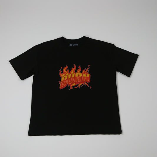 BURN SİYAH T-SHIRT