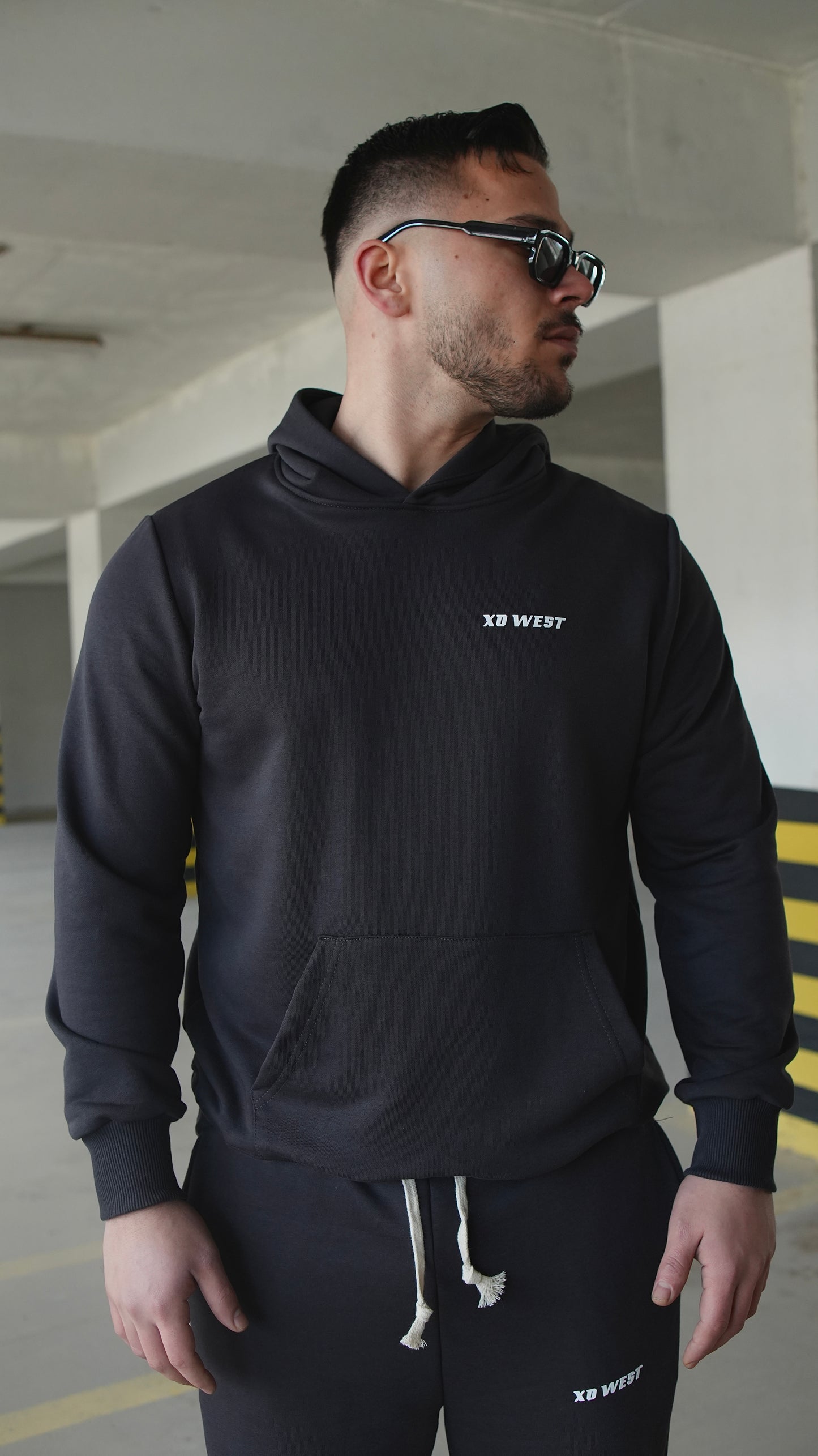 XO WEST NORMAL KALIP NARDO GRİ SWEAT