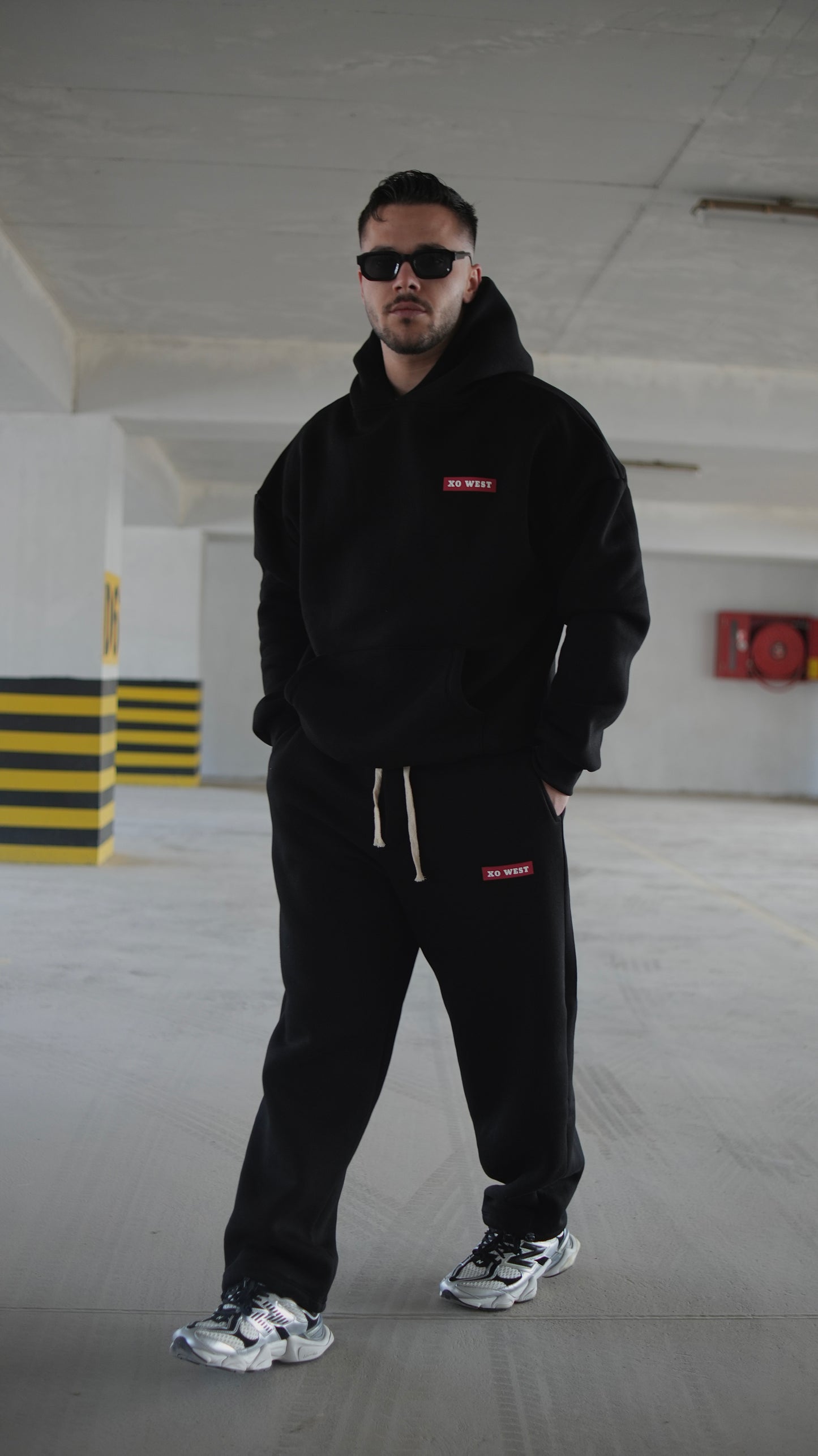 XO WEST SİYAH ALT ÜST EŞFOMAN TAKIMI