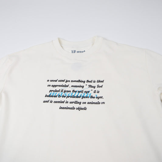MAŞALLAH BEYAZ T-SHIRT (xo009)