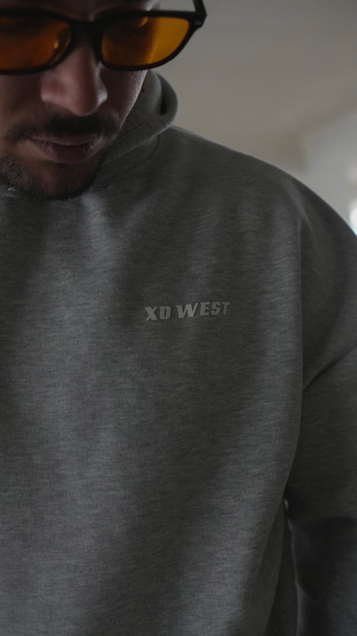 XO WEST OVERSİZE GRİ SWEAT