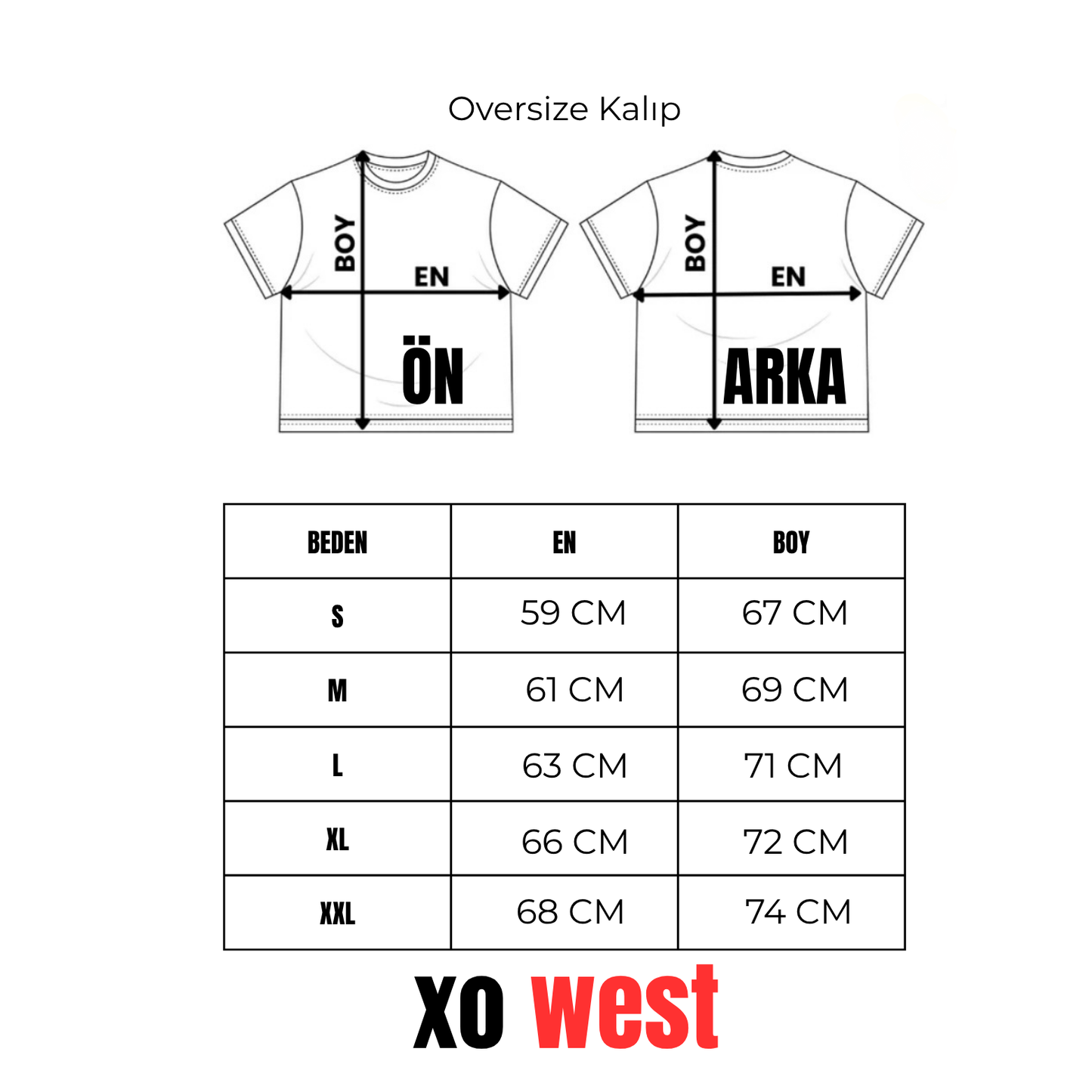 BEYAZ T-SHIRT (xo025)
