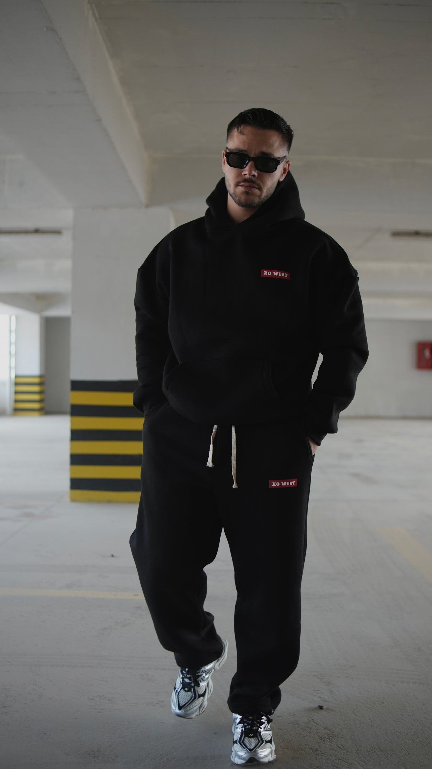 XO WEST SİYAH ALT ÜST EŞFOMAN TAKIMI