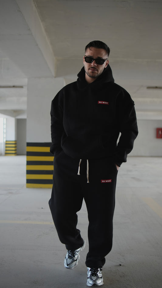 XO WEST SİYAH ALT ÜST EŞFOMAN TAKIMI